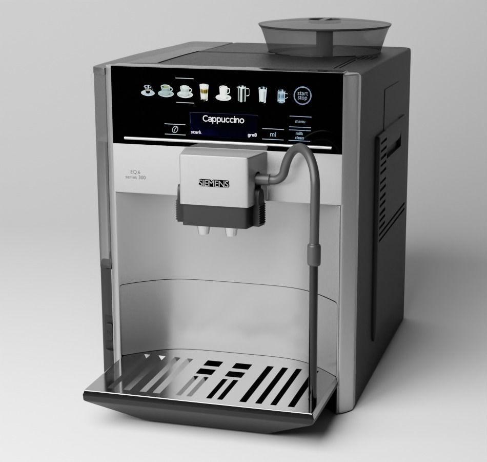 Siemens EQ 6 Coffee Machine free 3D model CGTrader