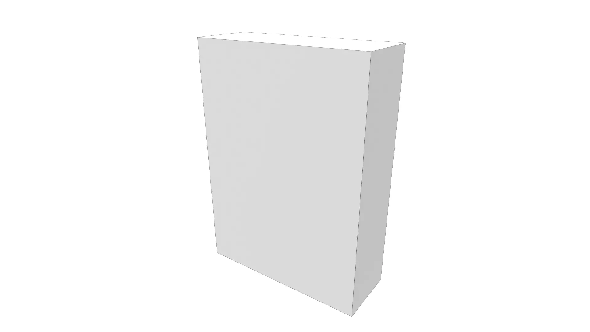Band aid box Low-poly 3D model_0