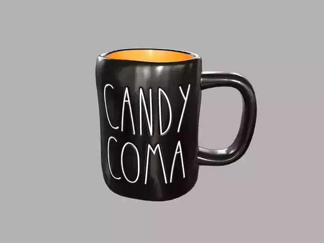 Mug Black and Orange