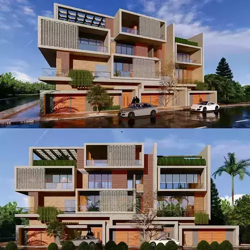 Modern Building  N29 3D model