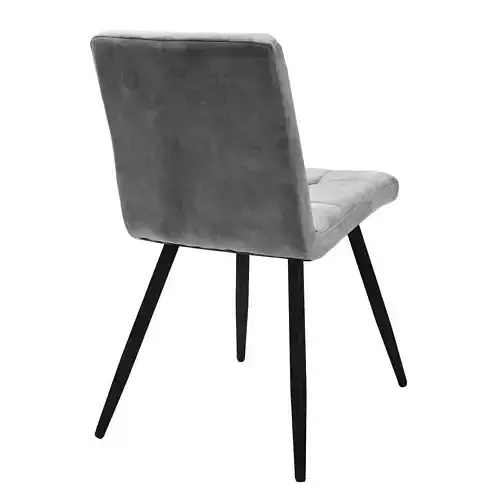 Chair velvet dining with legs Free 3D model