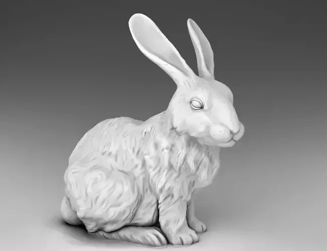 rabbit figurine of