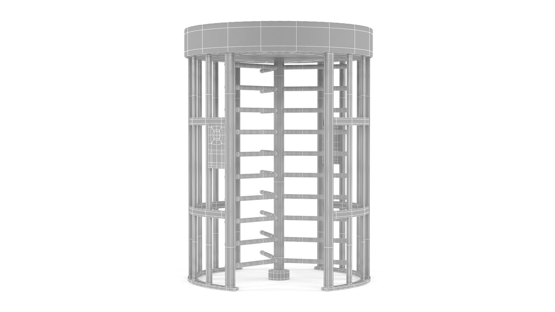 Turnstile Collection automatic tamper proof turnstiles 3D model_12