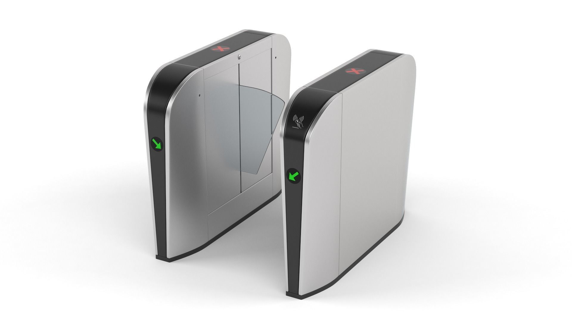 Turnstile Collection automatic tamper proof turnstiles 3D model_4