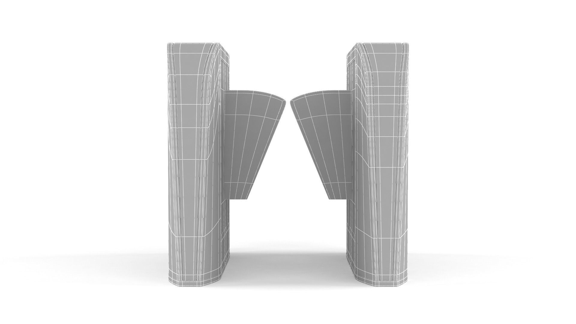 Turnstile Collection automatic tamper proof turnstiles 3D model_10
