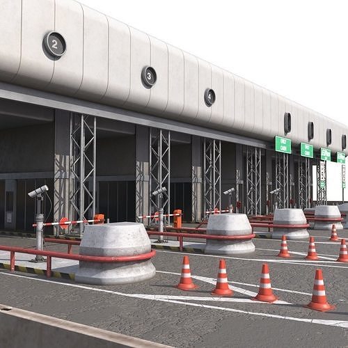 Toll Booth 3D model