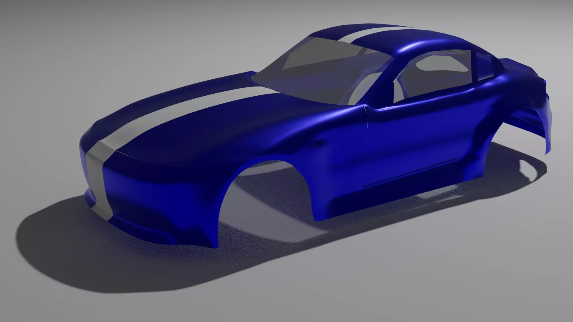 simple car design object  3D model_0