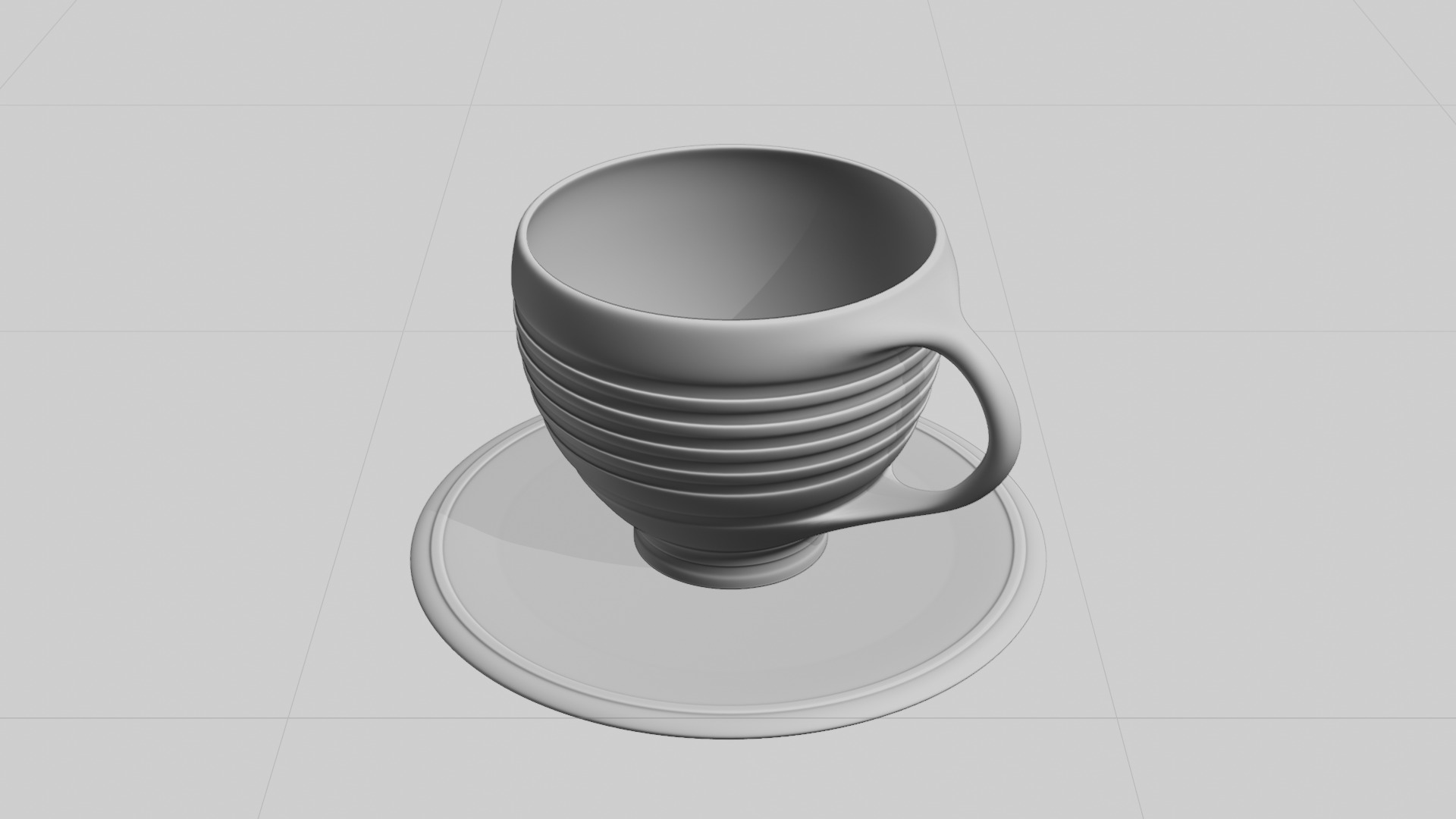 7 Sets of 3D Printable Cups 3D print model_3