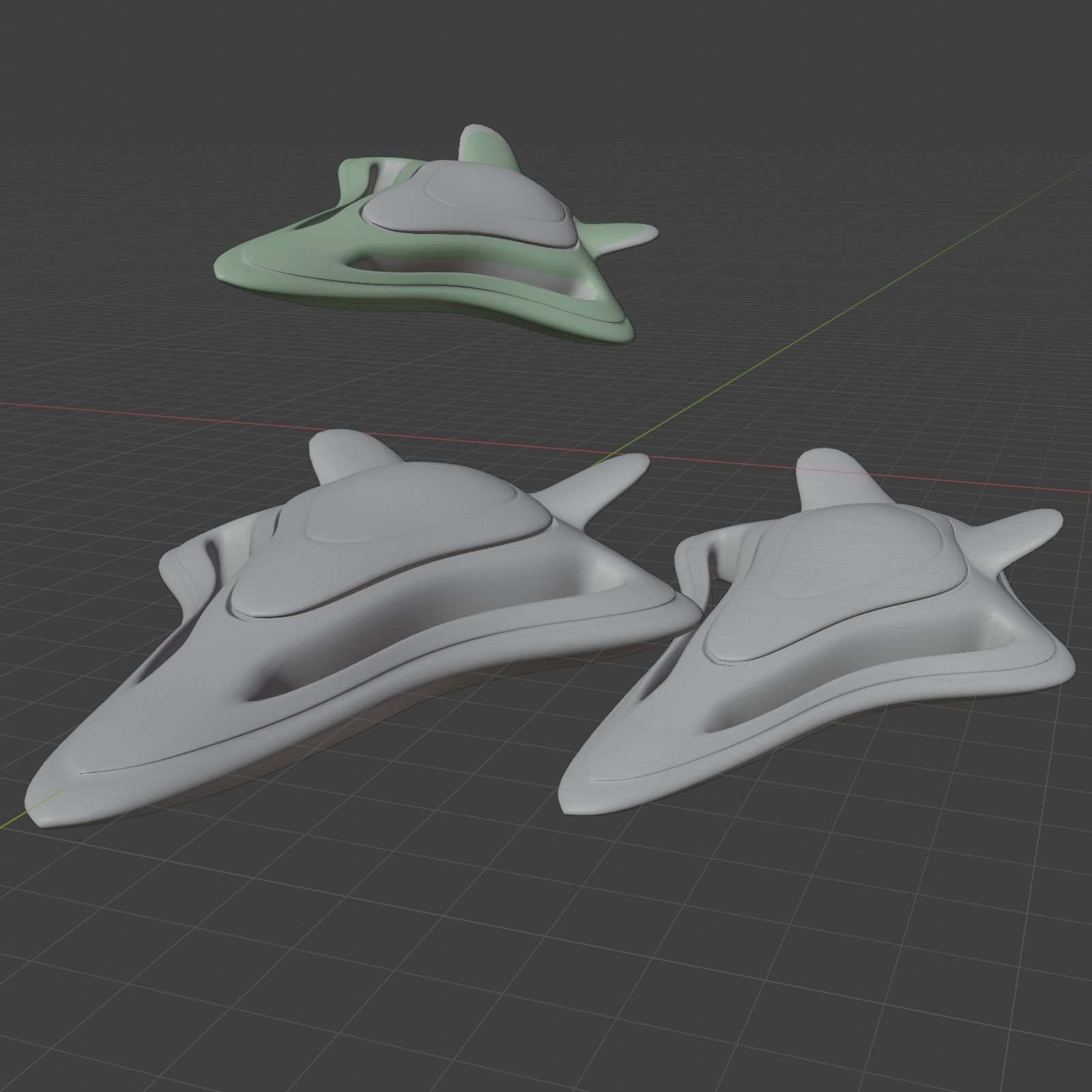 Spaceship sci-fi blend - ZebaxtianVR Low-poly 3D model_2