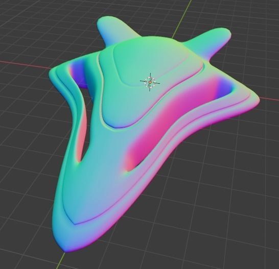 Spaceship sci-fi blend - ZebaxtianVR Low-poly 3D model_13