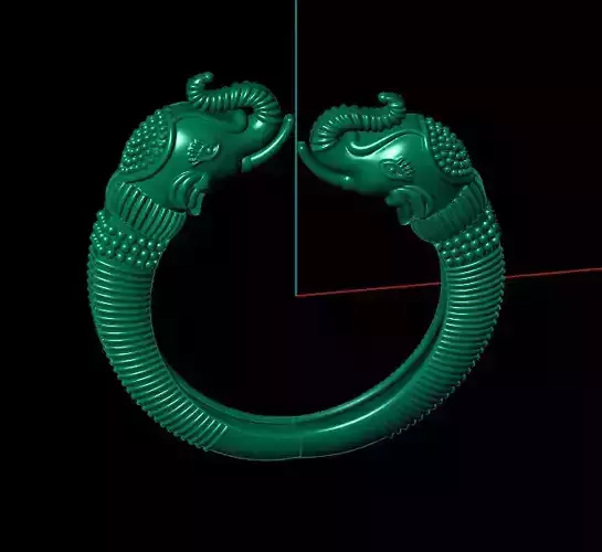 south New model elephants  ring rhino matrix  3D print model