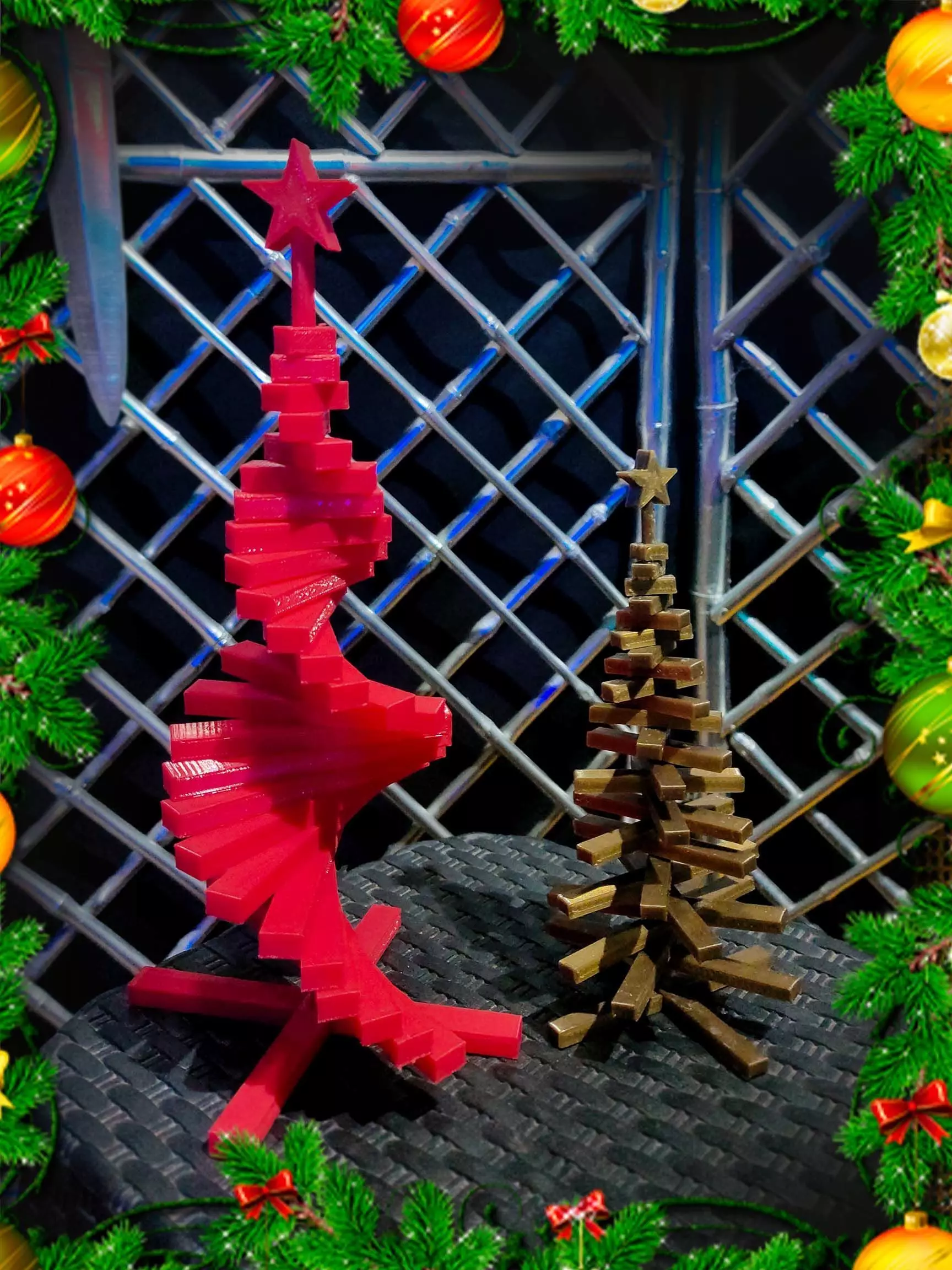 Christmas Tree - Print in Place - Arbolito de navidad 3D print model_0