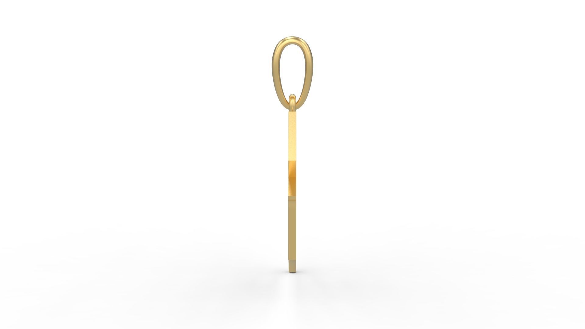 Initial Letters Pendant Canterbury B 3D print model_2