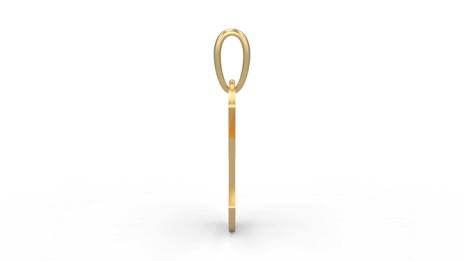 Initial Letters Pendant Canterbury E 3D print model_2