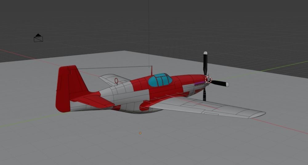 P-51 C Mustang Lopes Hope 3D model_15