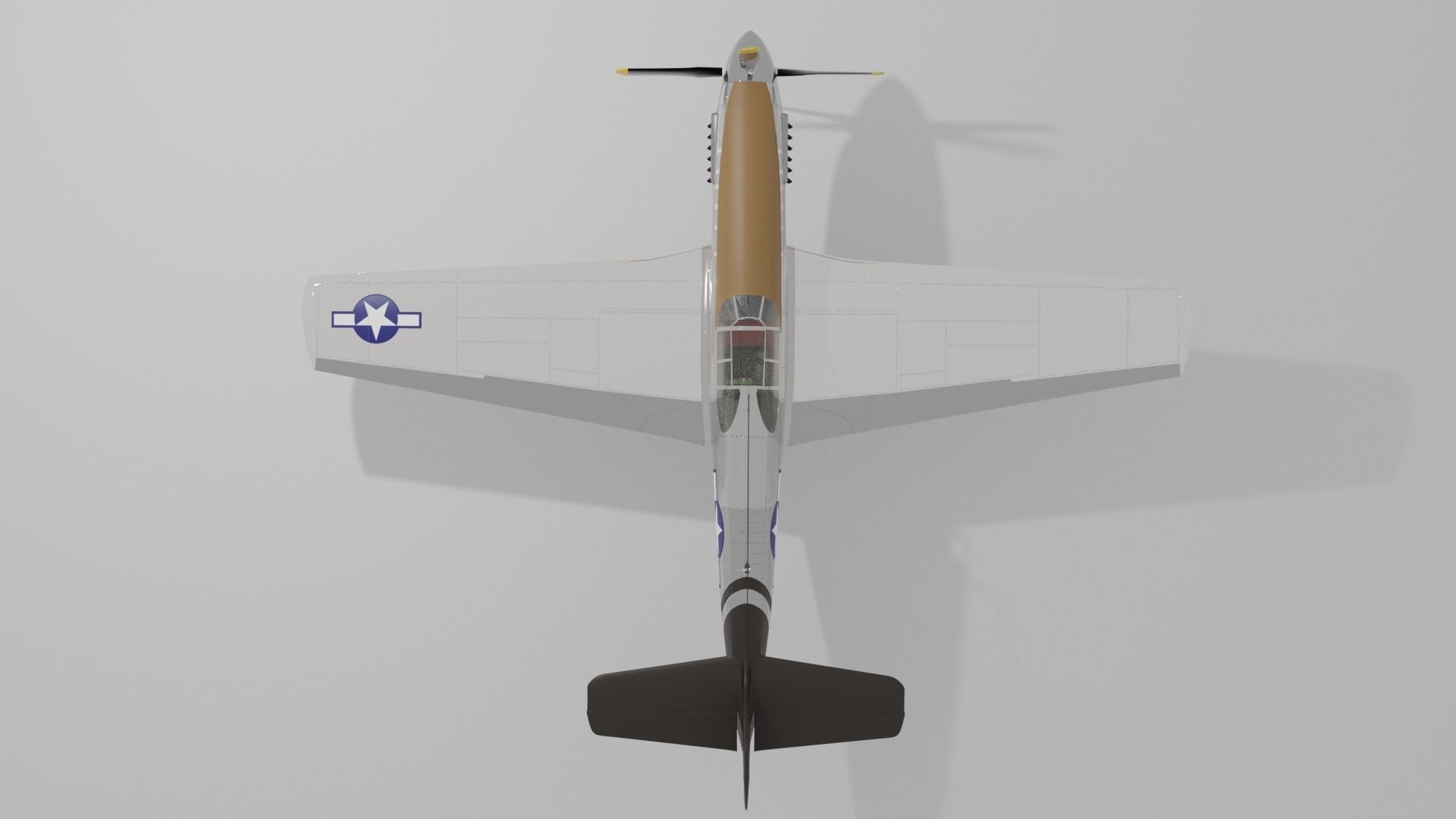 P-51 C Mustang Lopes Hope 3D model_11
