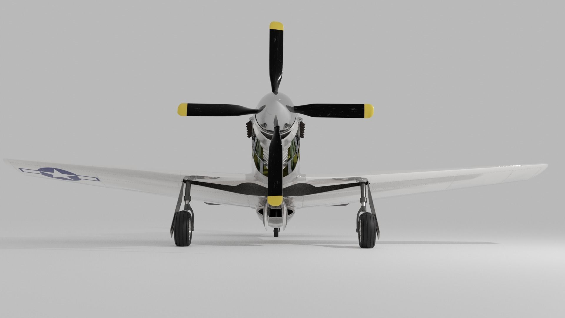 P-51 C Mustang Lopes Hope 3D model_9