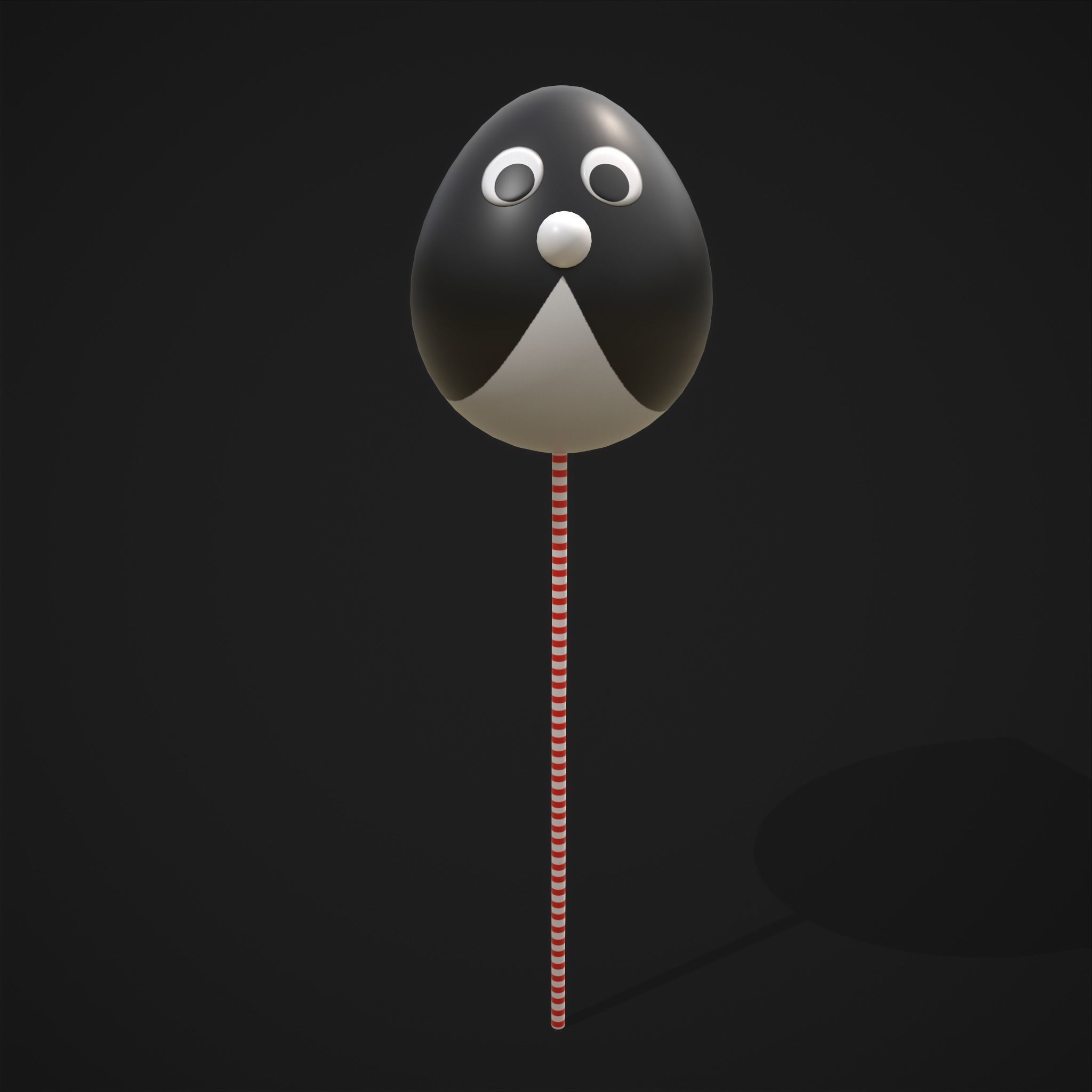 Penguin Cake Pops  Low-poly 3D model_26