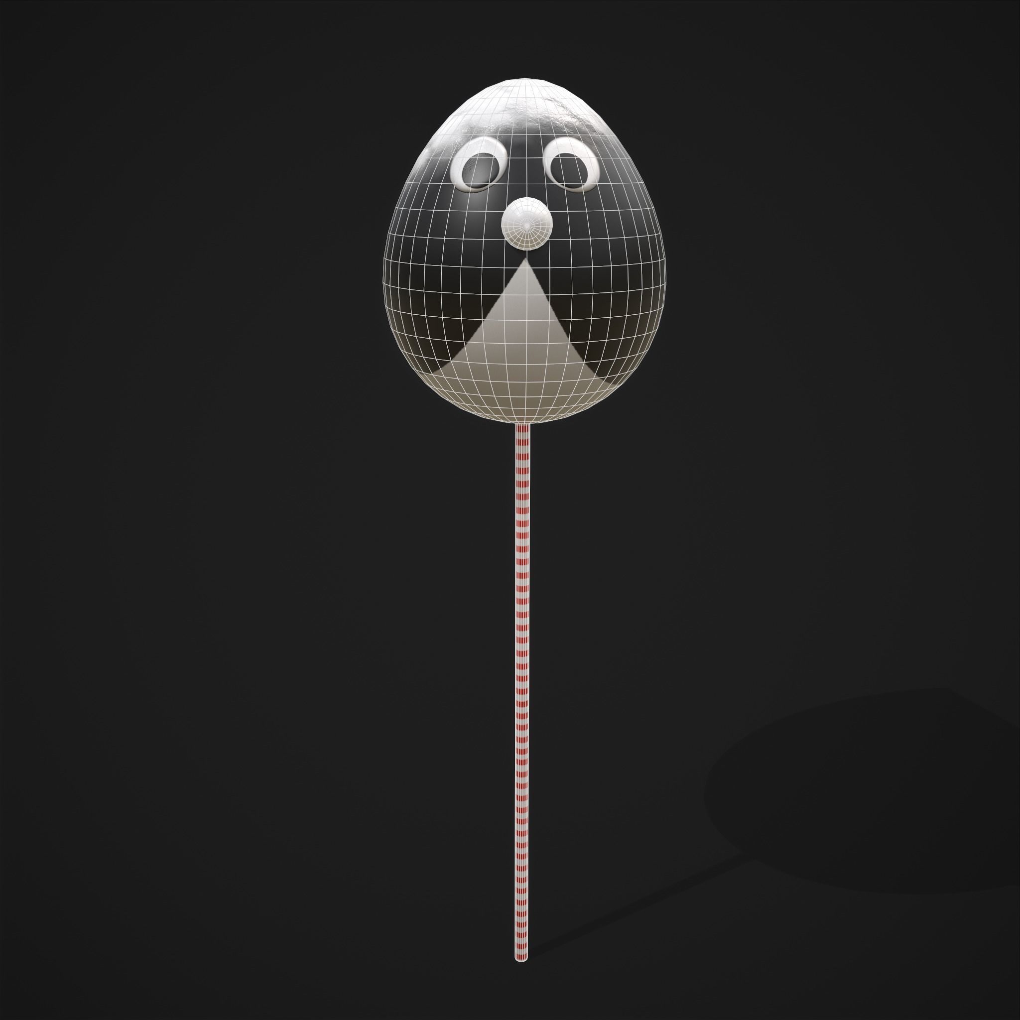Penguin Cake Pops  Low-poly 3D model_25