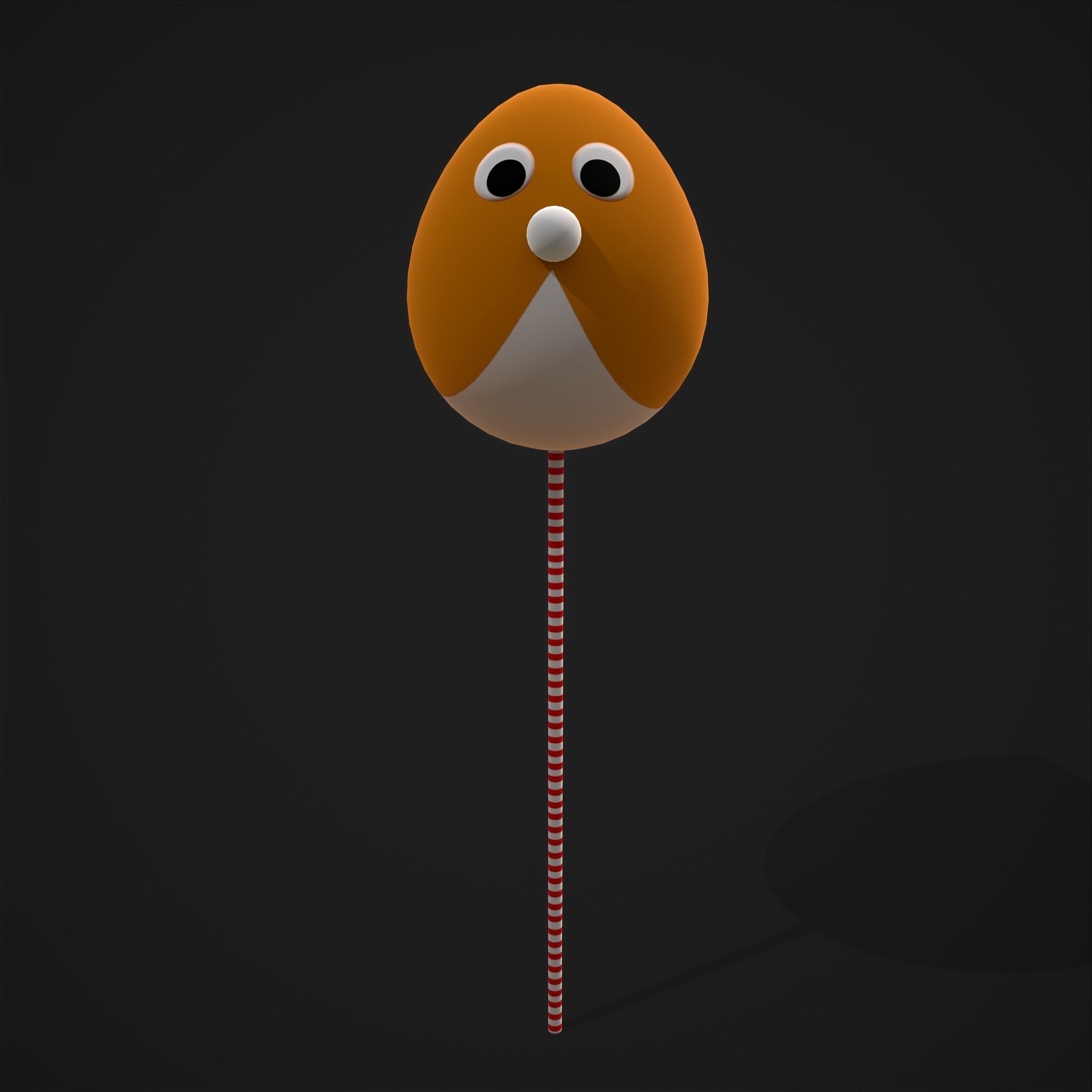 Penguin Cake Pops  Low-poly 3D model_22