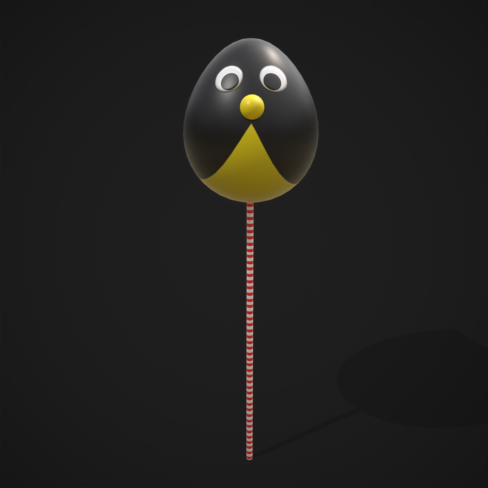 Penguin Cake Pops  Low-poly 3D model_29