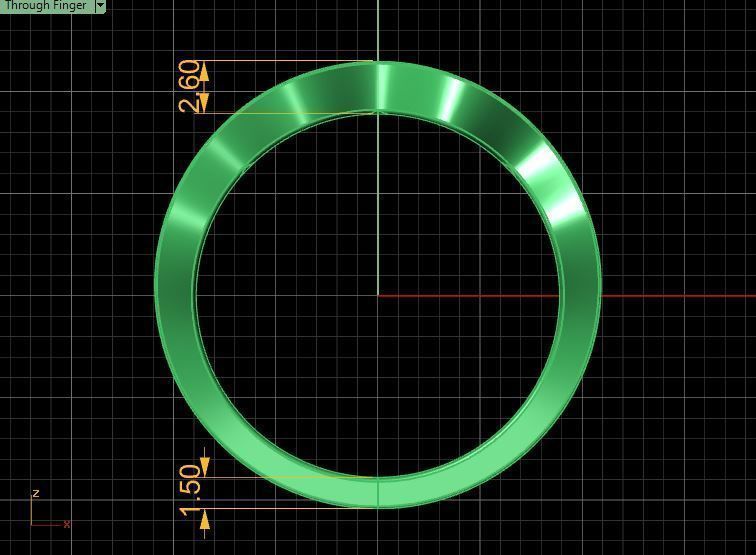 Ring Wavy 3D print model_13