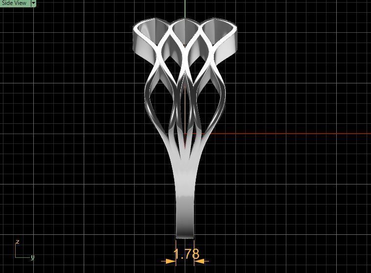 Ring Wavy 3D print model_11