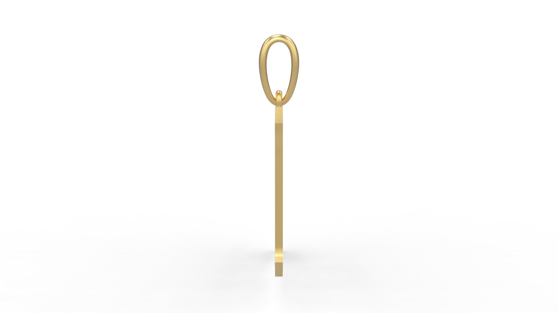 Initial Letters Pendant Canterbury M 3D print model_2