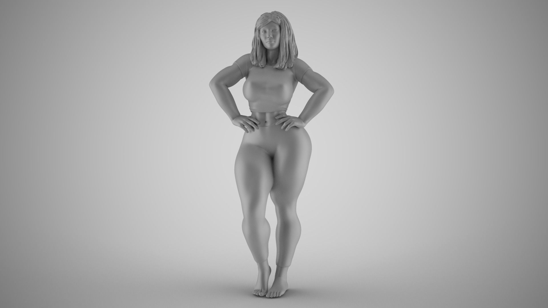 Headstrong Woman 3D print model_2