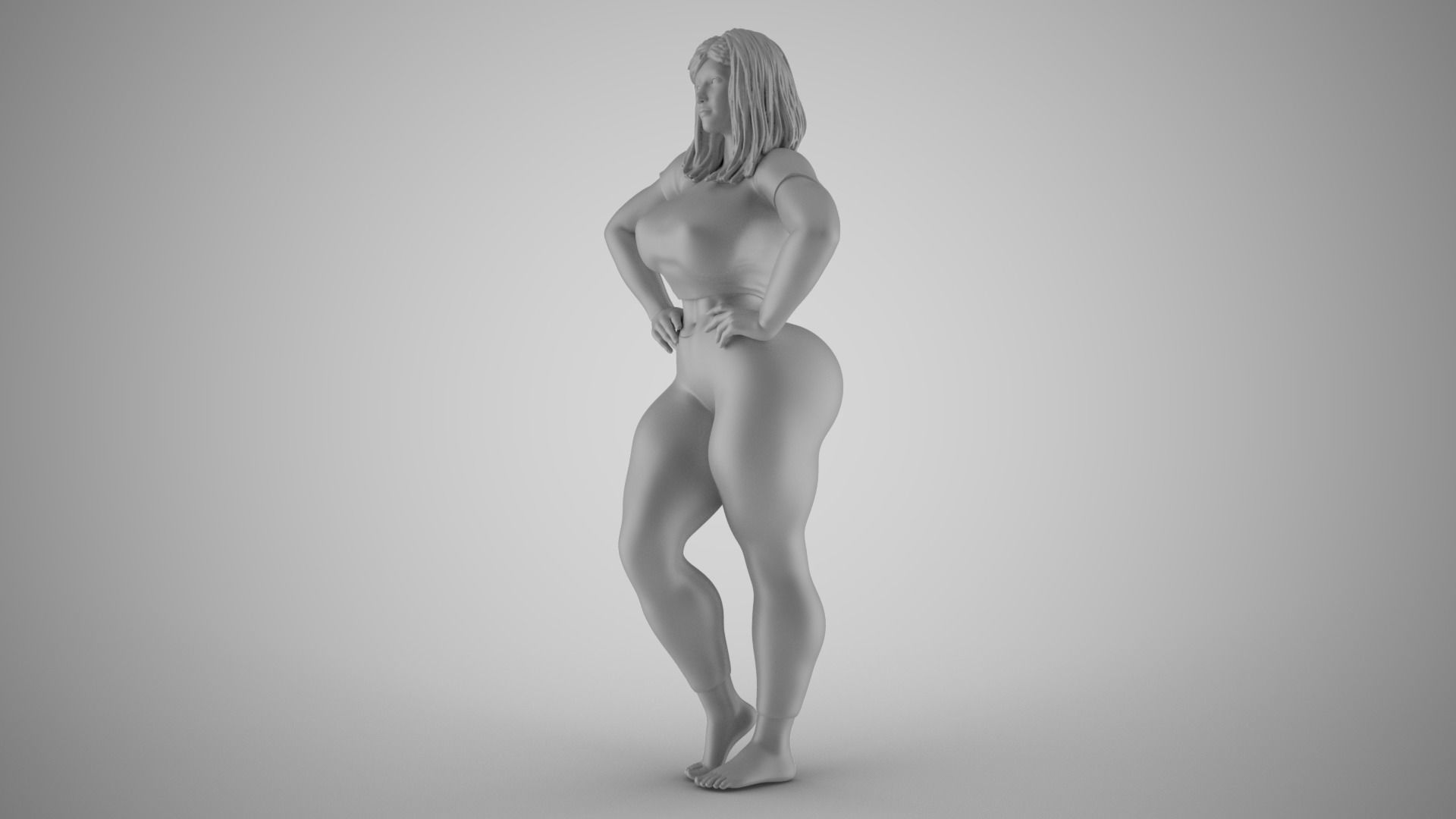 Headstrong Woman 3D print model_1