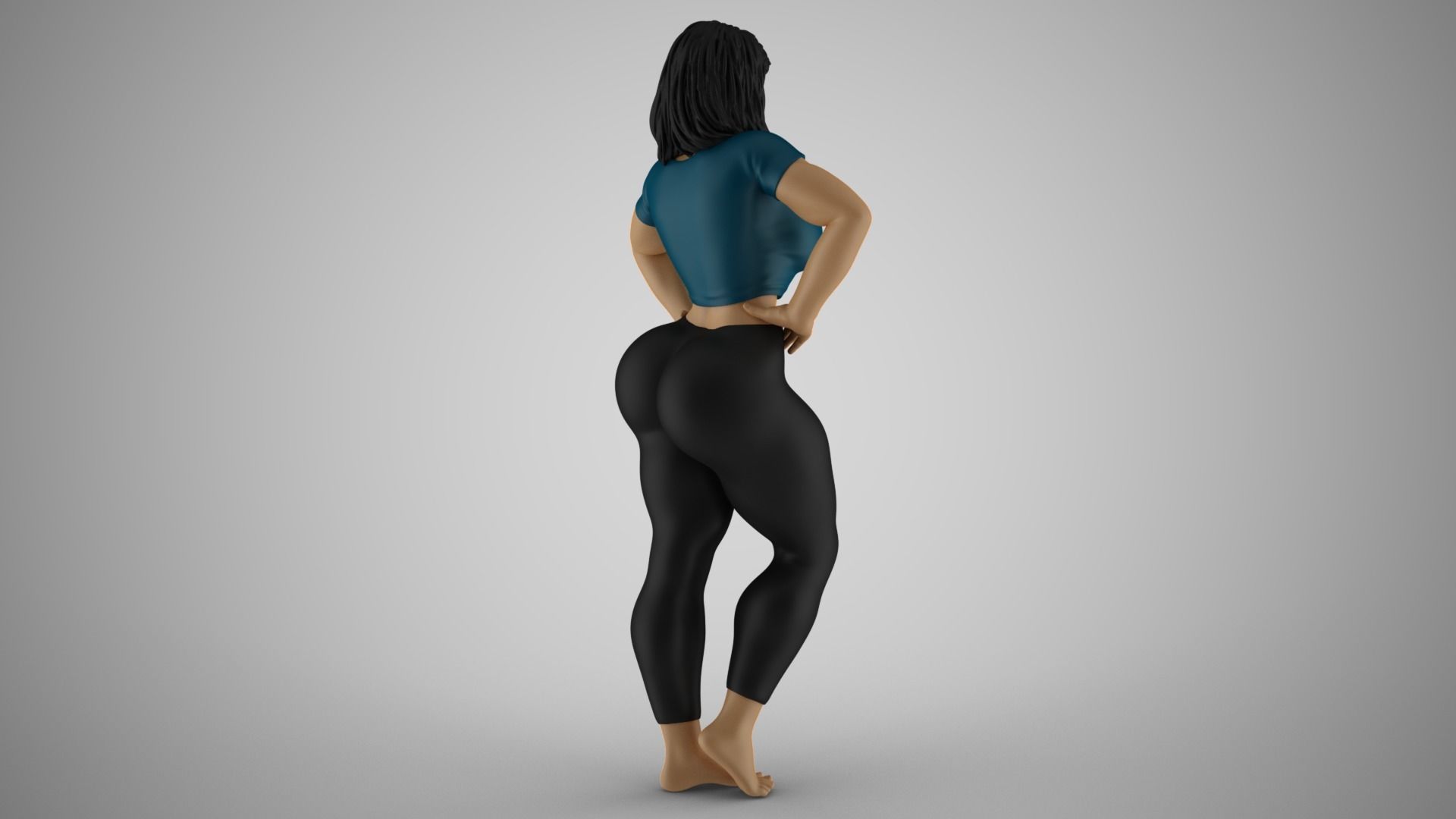 Headstrong Woman 3D print model_6