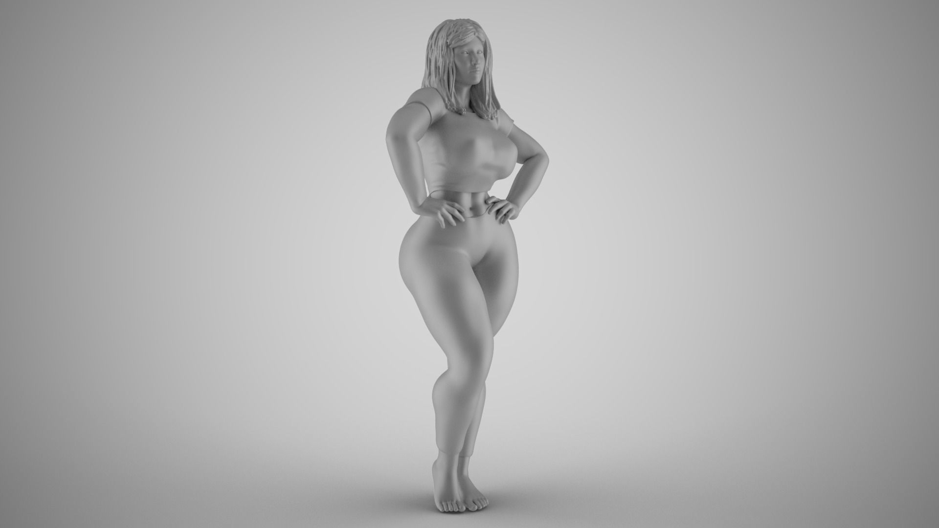 Headstrong Woman 3D print model_3