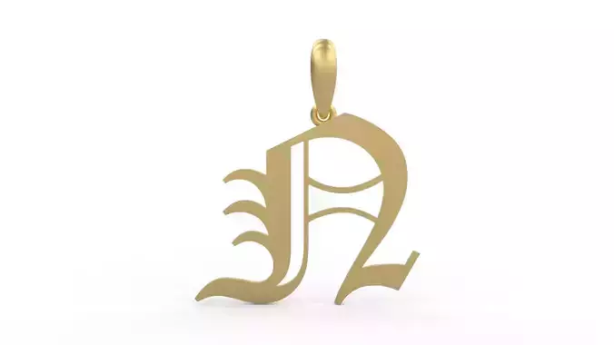 Initial Letters Pendant Canterbury N