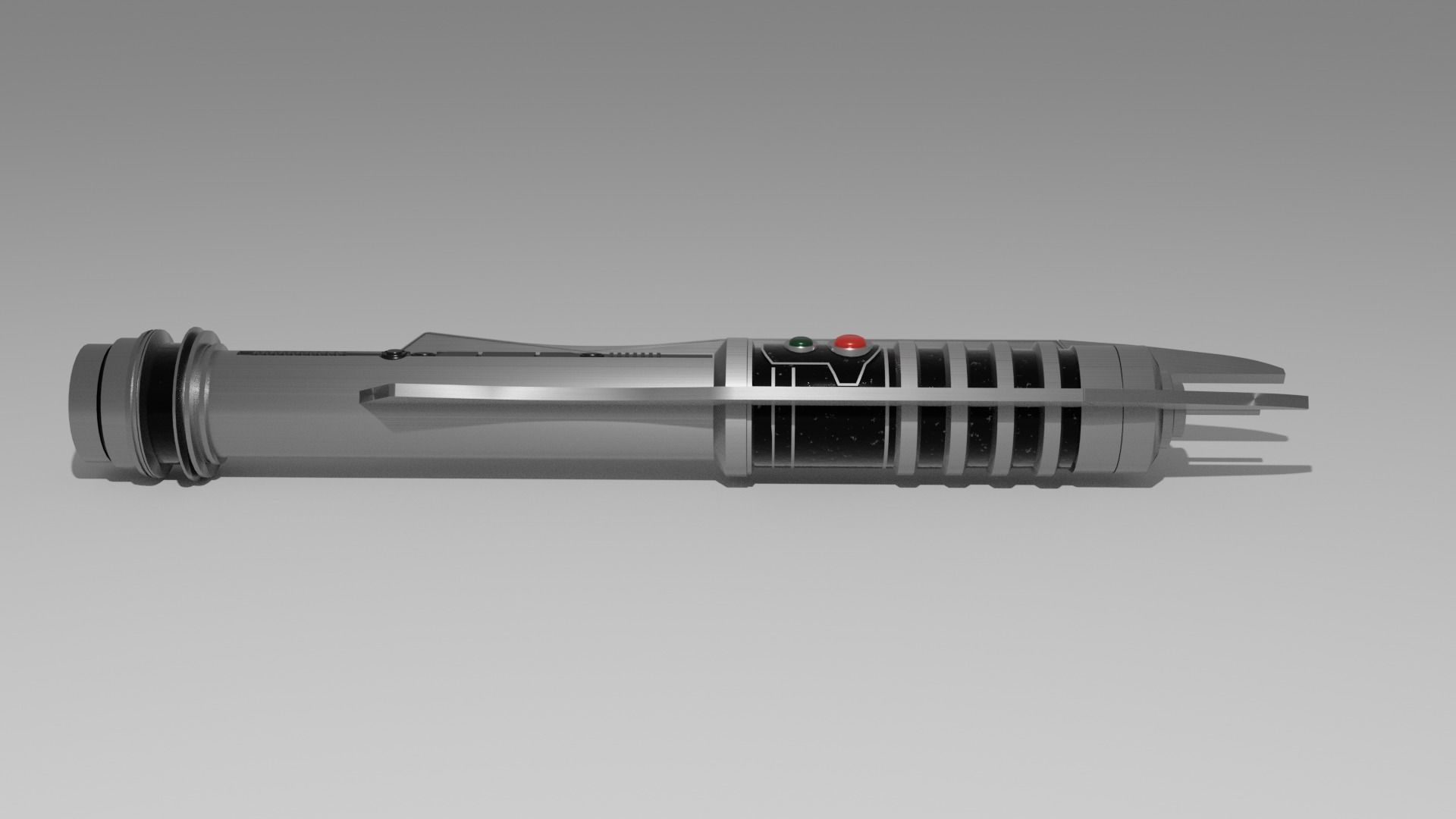 Darth Revan Lightsaber Low-poly 3D model_7