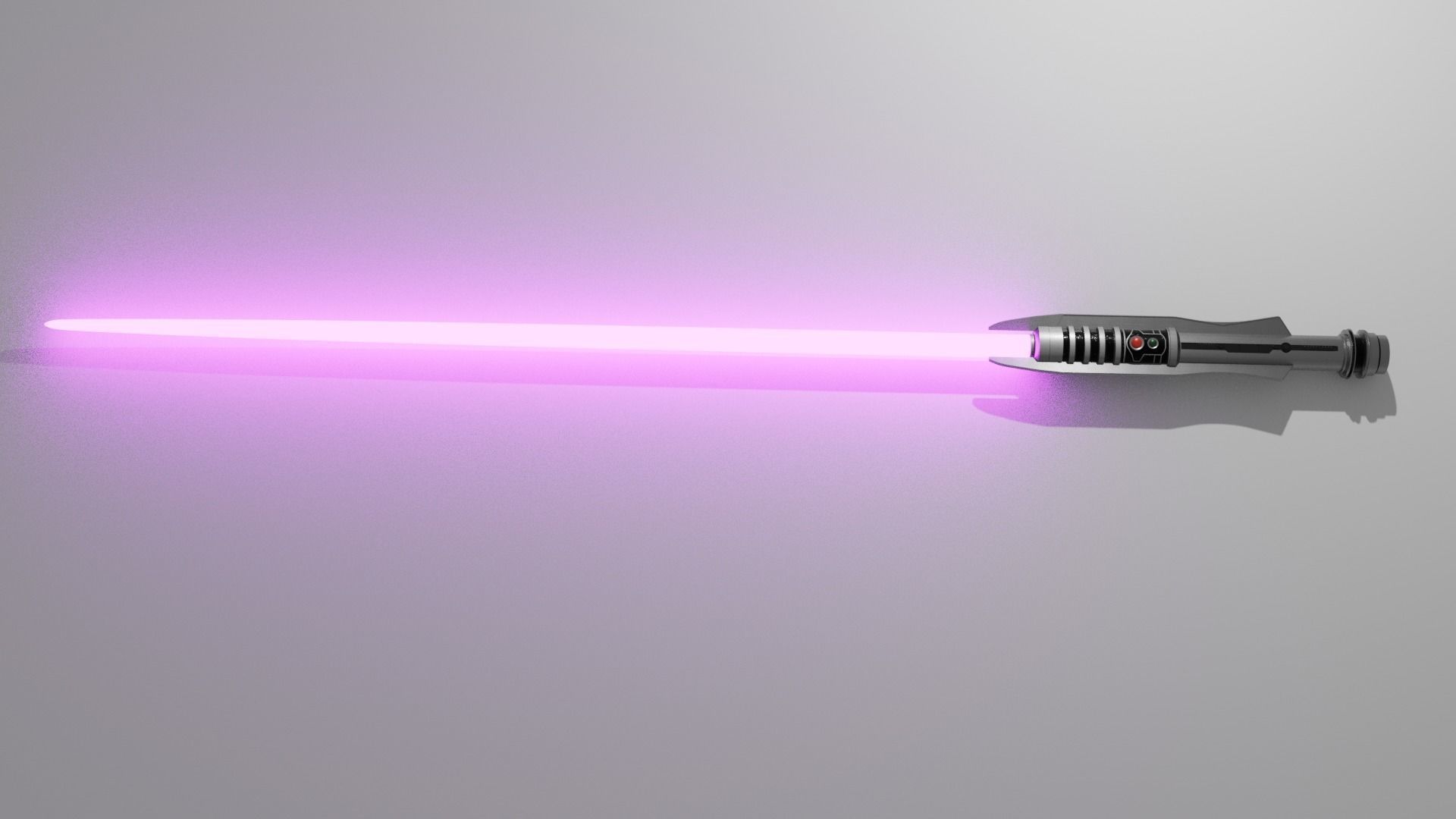 Darth Revan Lightsaber Low-poly 3D model_3