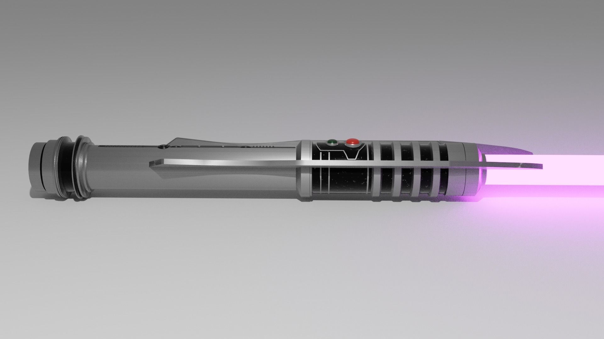 Darth Revan Lightsaber Low-poly 3D model_8