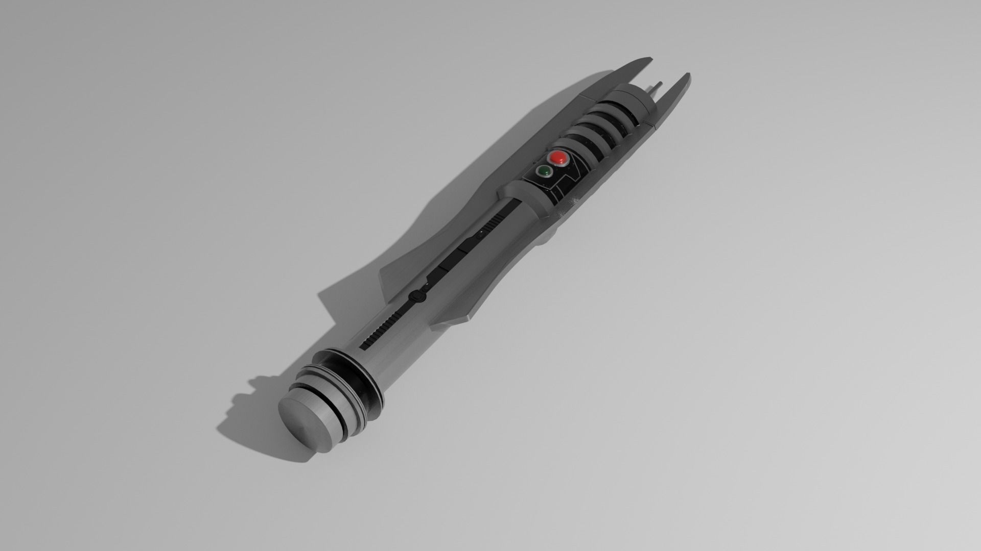 Darth Revan Lightsaber Low-poly 3D model_5