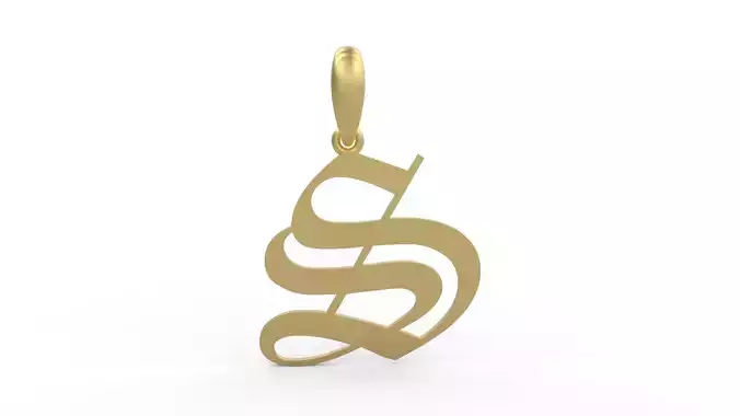 Initial Letters Pendant Canterbury S