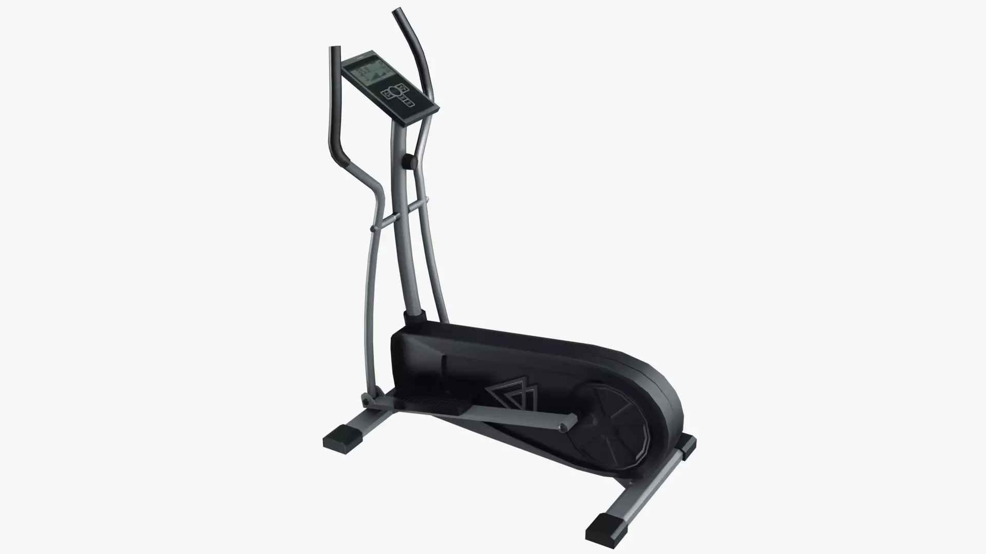 Elliptical trainer Low-poly 3D model