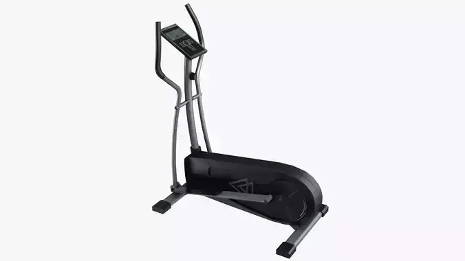 Elliptical trainer Low-poly 3D model