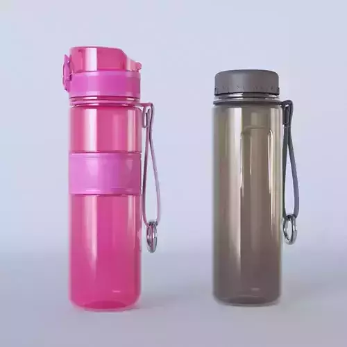 Plastic Water Bottle - 2 set