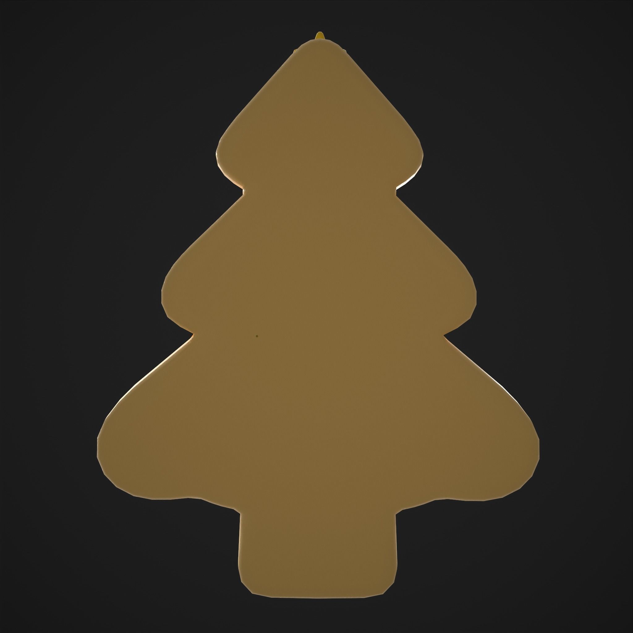 Christmas Tree Sugar Cookies Low-poly 3D model_19