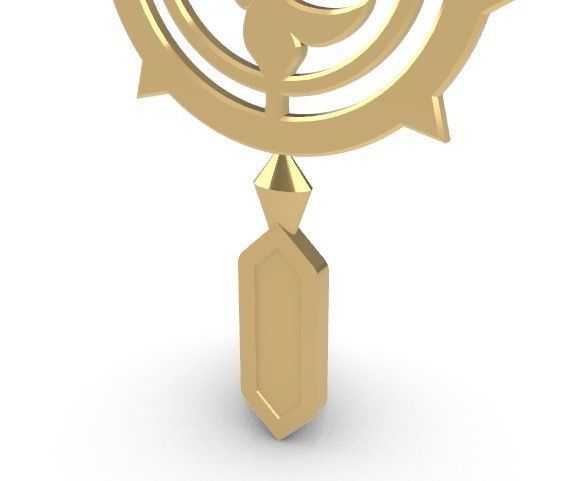 Scaramouche pendant from Genshin Impact 3D print model_2