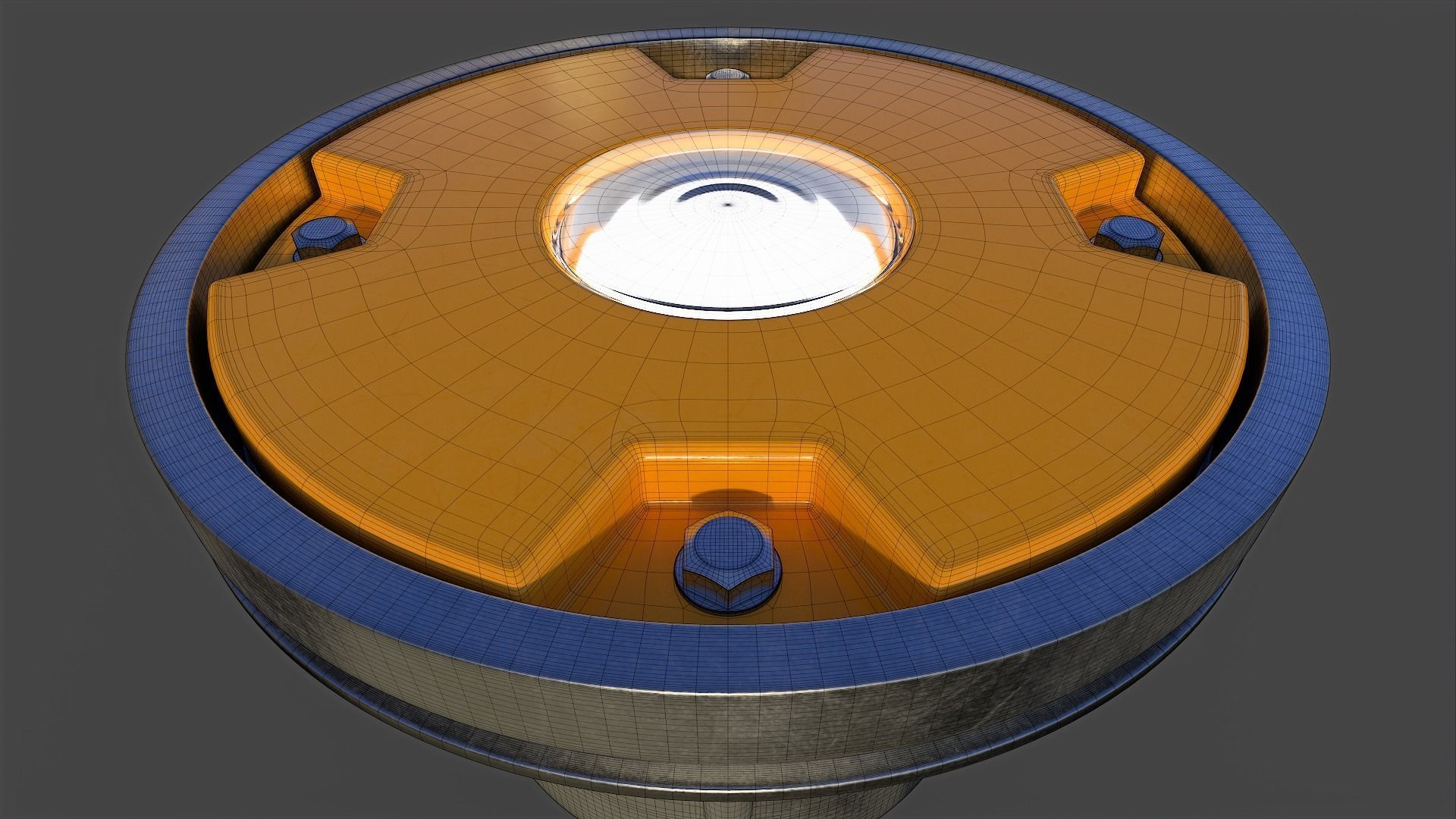 Threshold Lamp 01 - High Poly 3D model_9