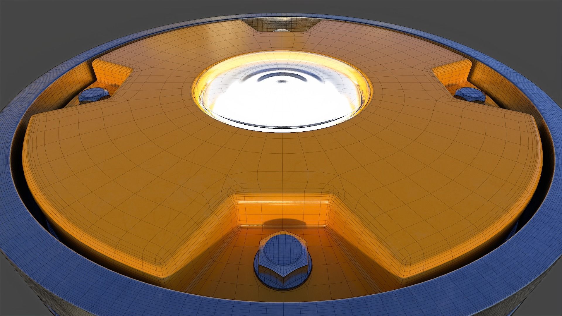 Threshold Lamp 01 - High Poly 3D model_11