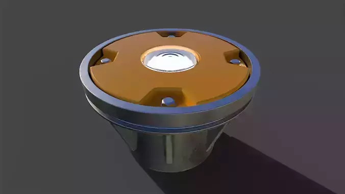 Threshold Lamp 01 - High Poly 3D model