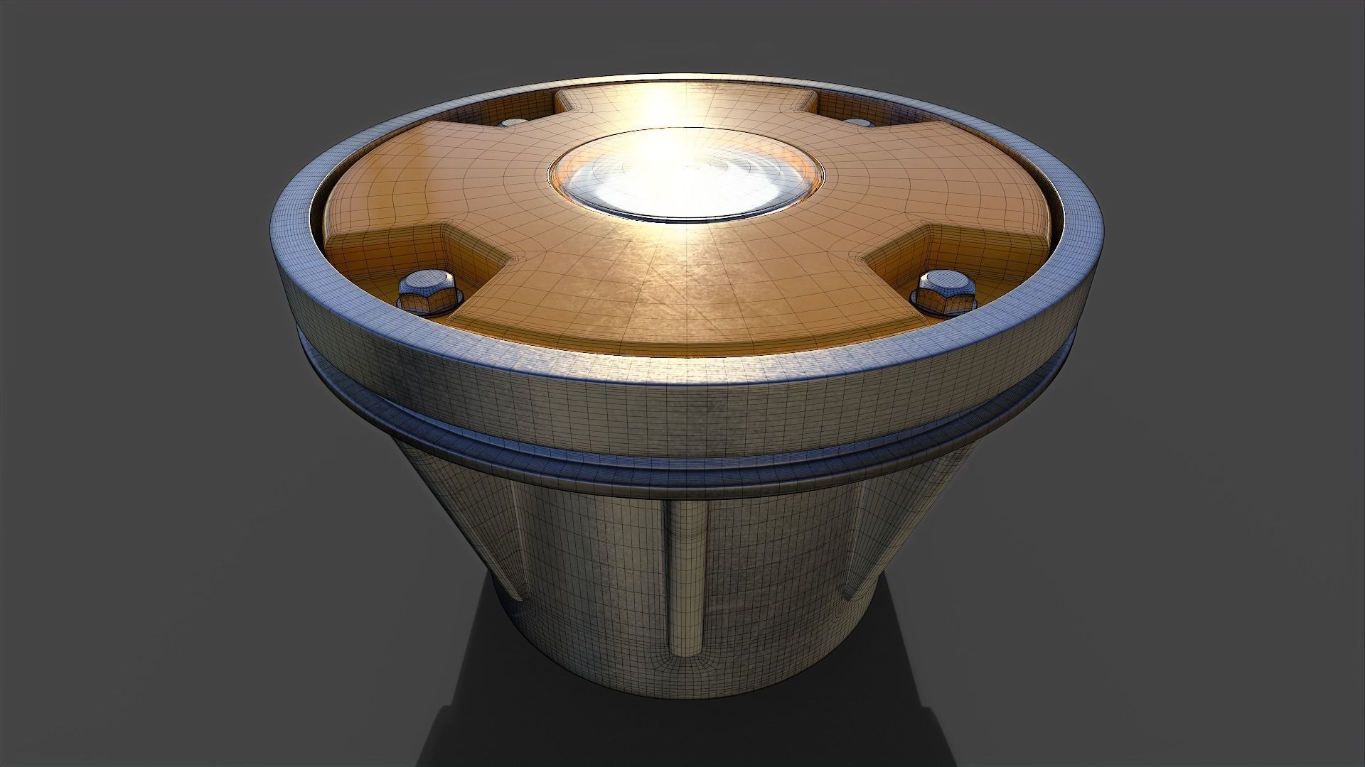 Threshold Lamp 01 - High Poly 3D model_5