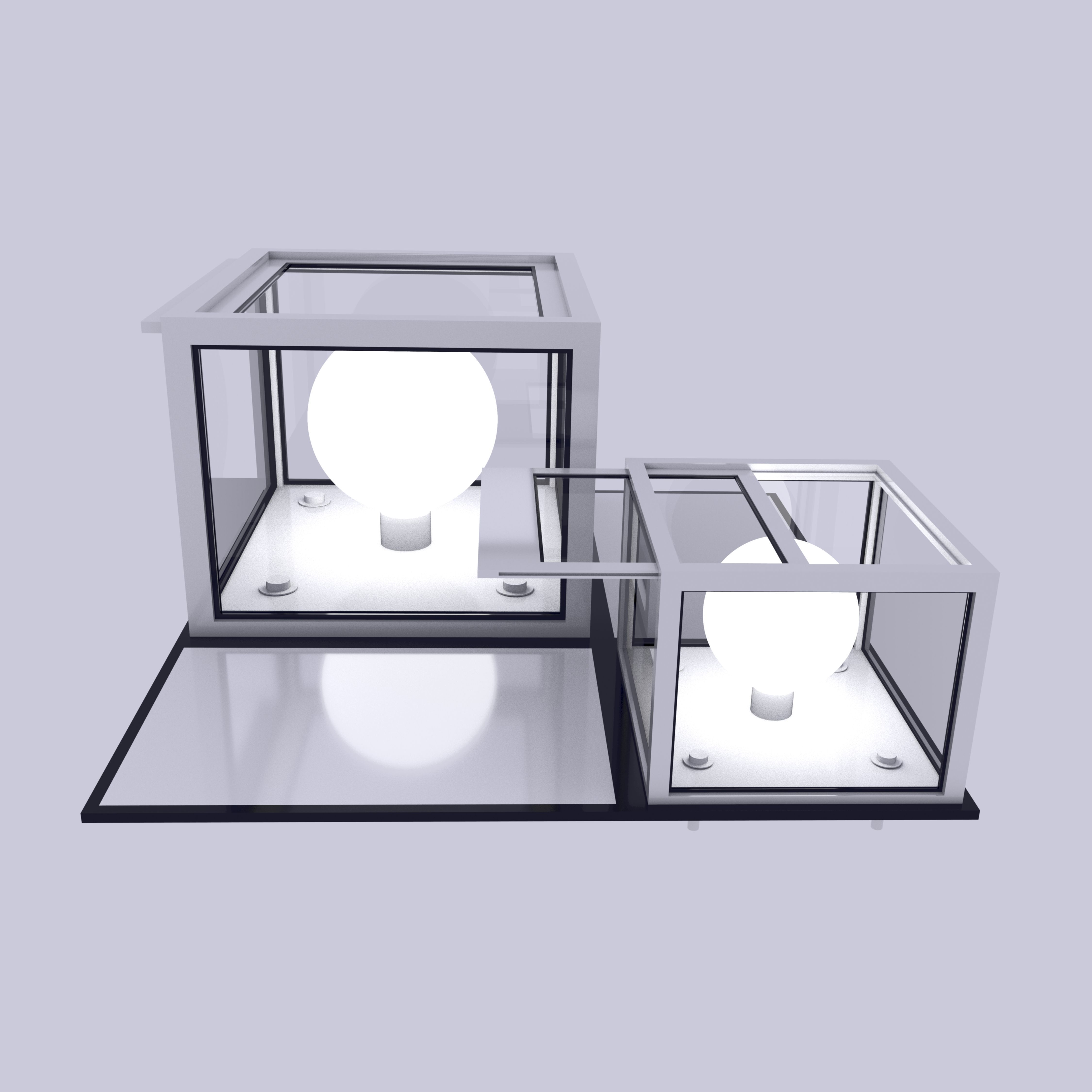 Lamps  Golden Section 3D model_1