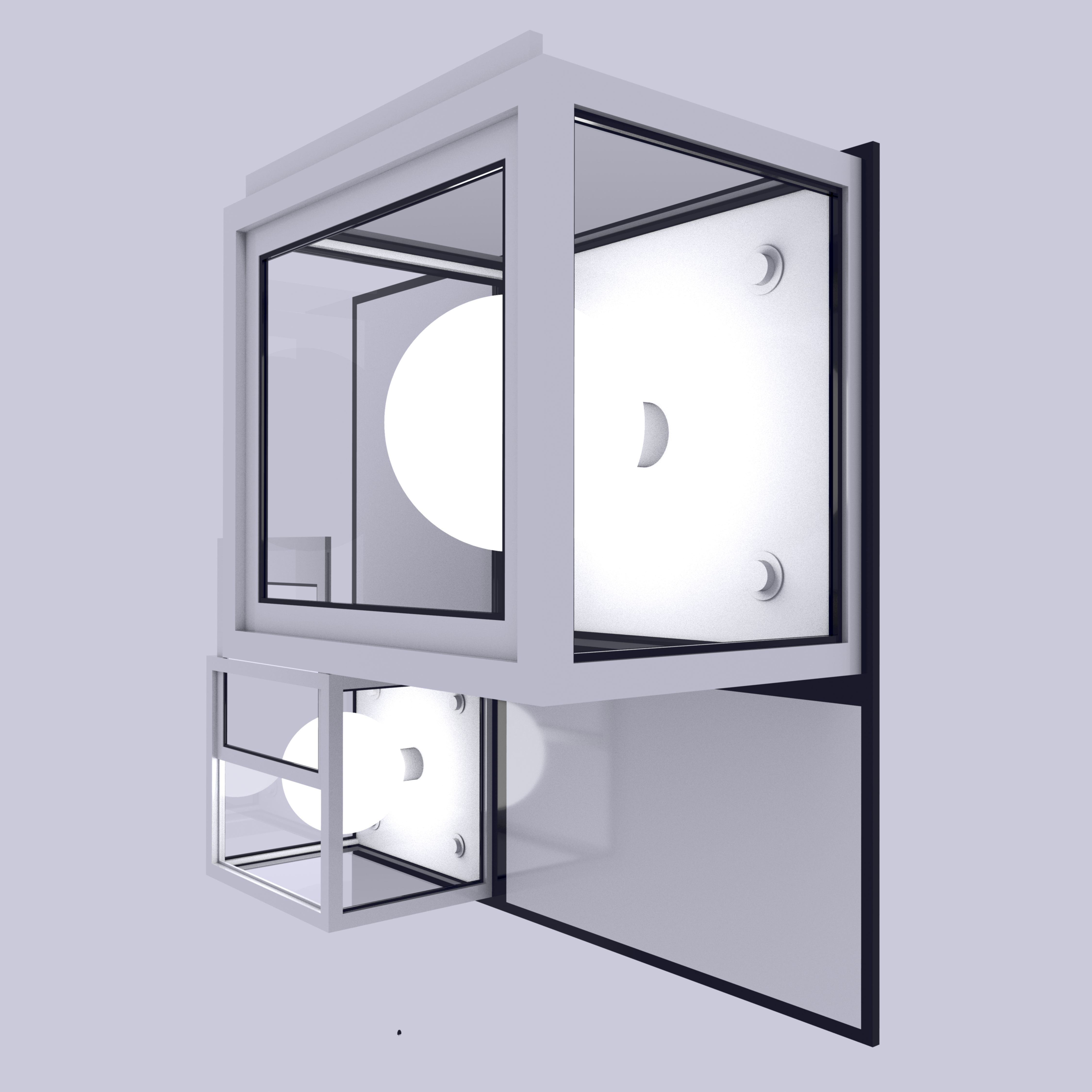 Lamps  Golden Section 3D model_3