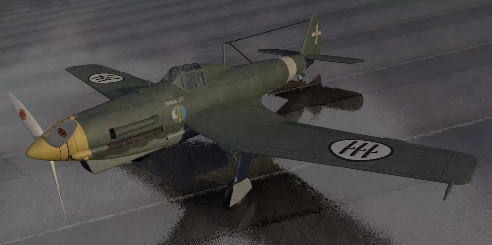 Breda Ba-201 3D model